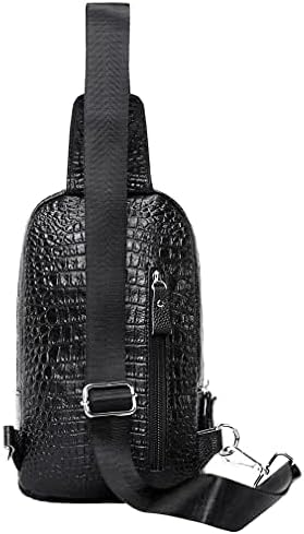 Hebetag Crocodile Genuine Leather Sling Bag Backpack - Image 6