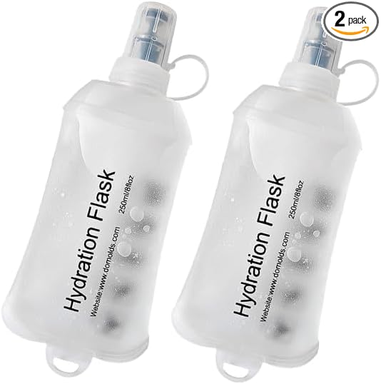 CLINTT 250ml Soft Flask, Foldable Running Water Bottle, TPU Folding Soft Water by CLINTT