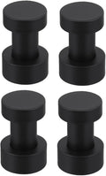 Bathroom Wall Towel Hooks 4-Pack Heavy Duty Metal Coat Hooks by IWOWHERO