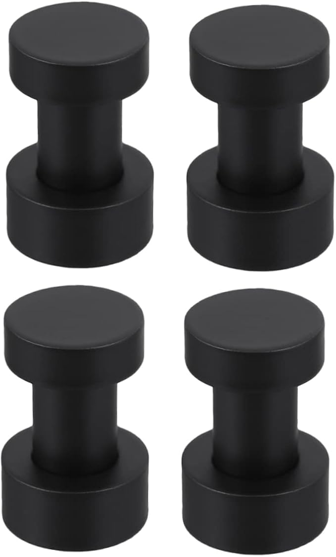 Bathroom Wall Towel Hooks 4-Pack Heavy Duty Metal Coat Hooks by IWOWHERO