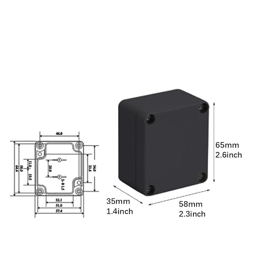 IP65 Waterproof Junction Box ABS Plastic Electrical Enclosure Dustproof and - Image 2