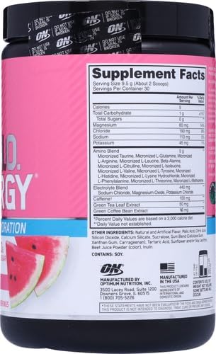 Optimum Nutrition Amino Energy Powder Plus Focus, - Image 18