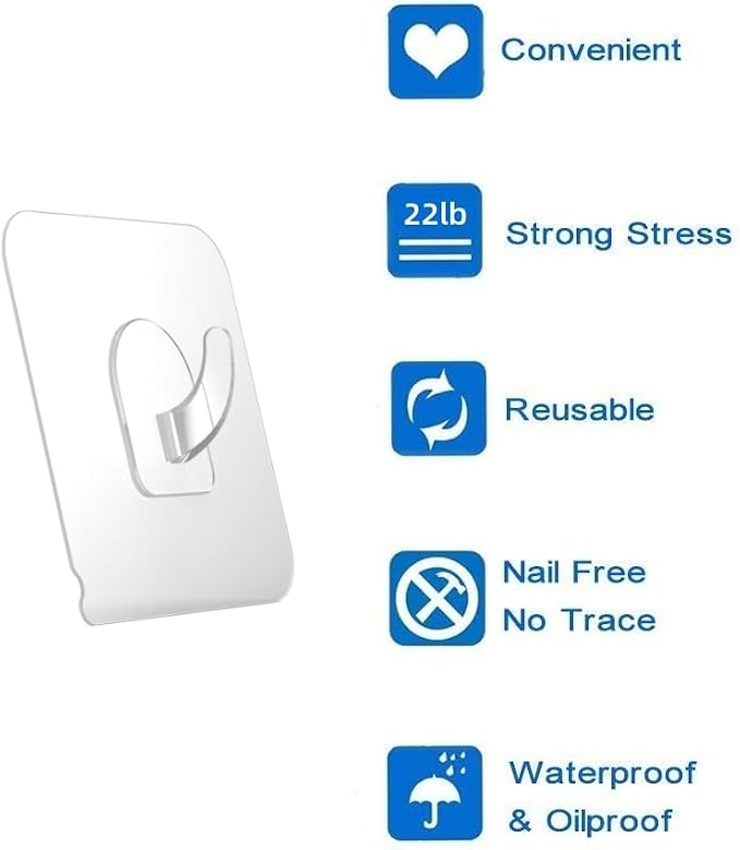 Ninth Five 30 Pack Adhesive Hooks - Image 6