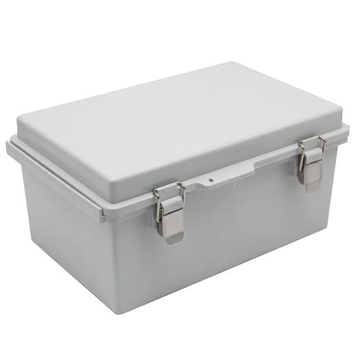 Clear Hinged Cover Stainless Steel Latch, IP67 Waterproof Electrical - Image 6