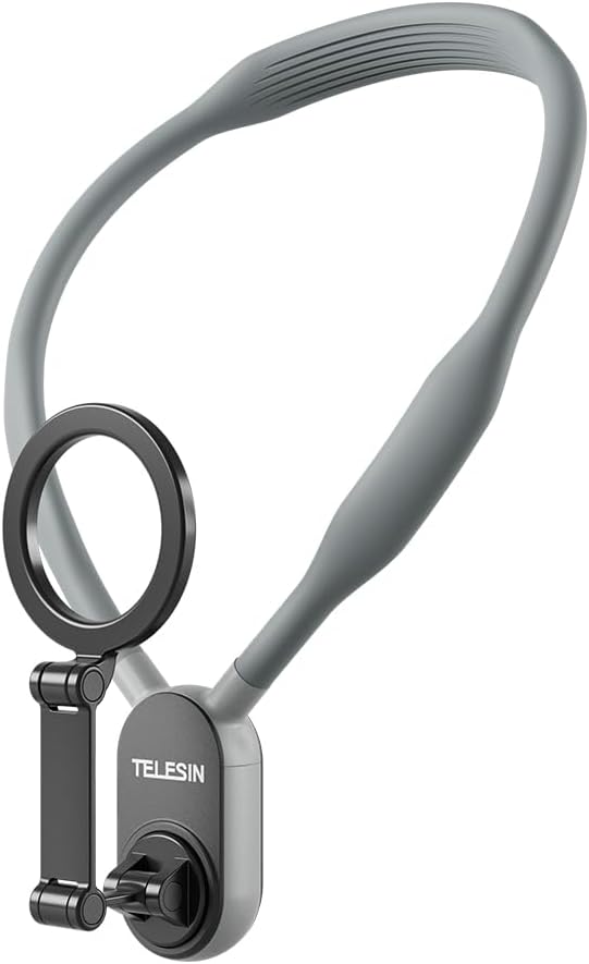 TELESIN Magnetic Neck Mount for Phones, Neck Cell Phone Holder POV/Vlog Selfie by telesin
