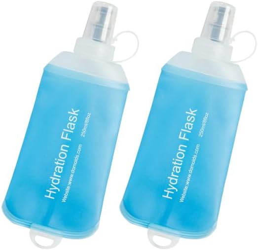 CLINTT 250ml Soft Flask, Foldable Running Water Bottle, TPU Folding Soft Water by CLINTT