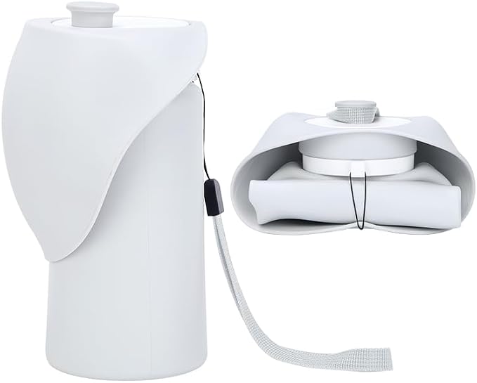 Foldable Portable Dog Water Bottle, 2 in 1 Integrated Collapsible Dog Water by Unknown