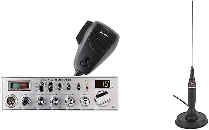 Cobra 29 LTD Professional CB Radio & Cobra HGA1500 42 Inch Magnetic Mount CB by CobraElectronics