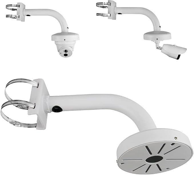 Dome Camera Universal Heavy-Duty Outdoor Security Camera Pole Mount Bracket by Unknown