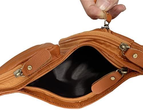 Hebetag Small Leather Sling Bag Crossbody Backpack - Image 6