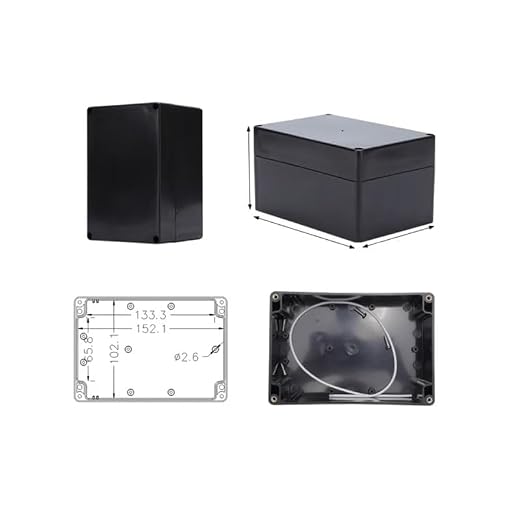 Project Box for Electronics -Electrical Enclosure, Junction Box ABS Plastic - Image 6