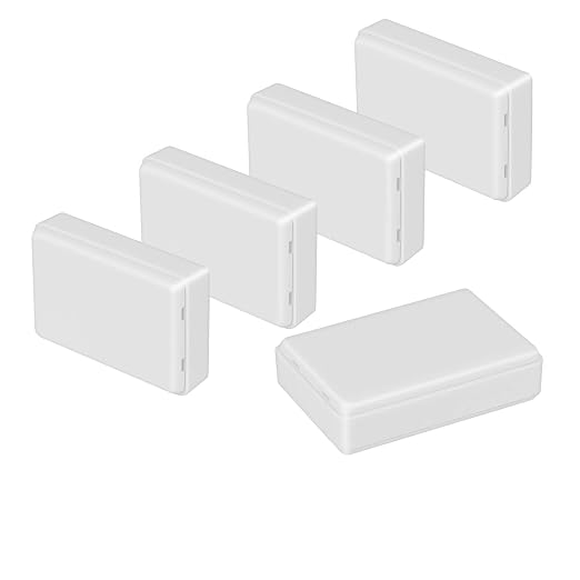 LeMotech Project Box 5 Pieces ABS Plastic Electrical Project Case Small by LeMotech