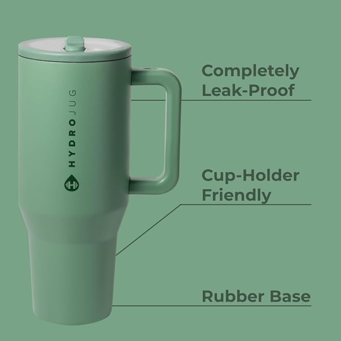 HydroJug Traveler - 32 oz Water Bottle - Fits in Cup Holder - Image 2