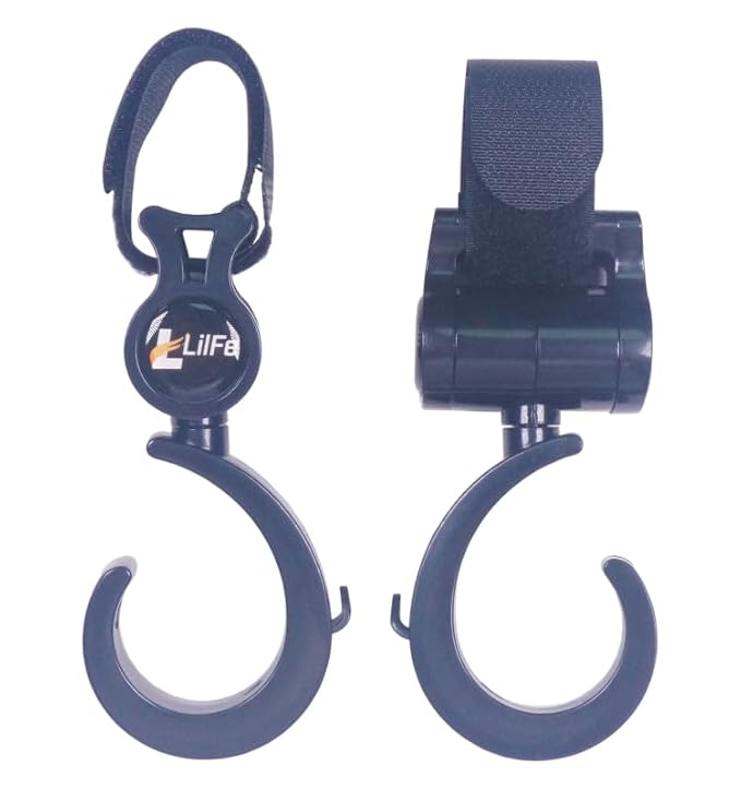 Baby Stroller Hooks for Hanging, Perfect Mummy Hook for Stroller, Walker and - Image 2