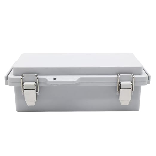 Electrical Waterproof Custom Junction Box, Outdoor Hinged Clear Cover Stainless - Image 3