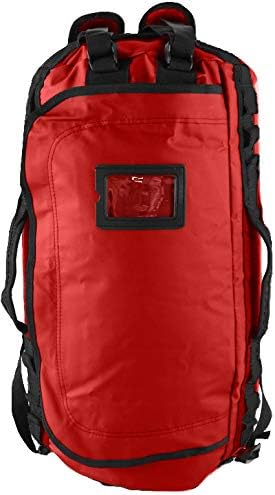 Element Equipment Trailhead Duffel Bag Shoulder Straps Waterproof Red Medium - Image 6
