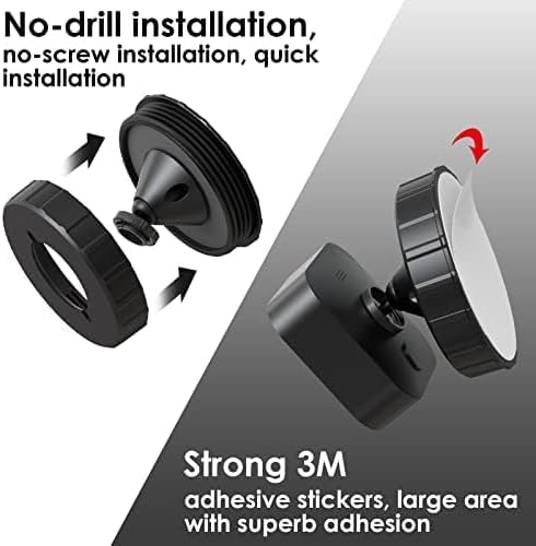 ZHANDEYUA Adhesive Wall Mount for Blink Camera Mount No Drilling Screwing - Image 6