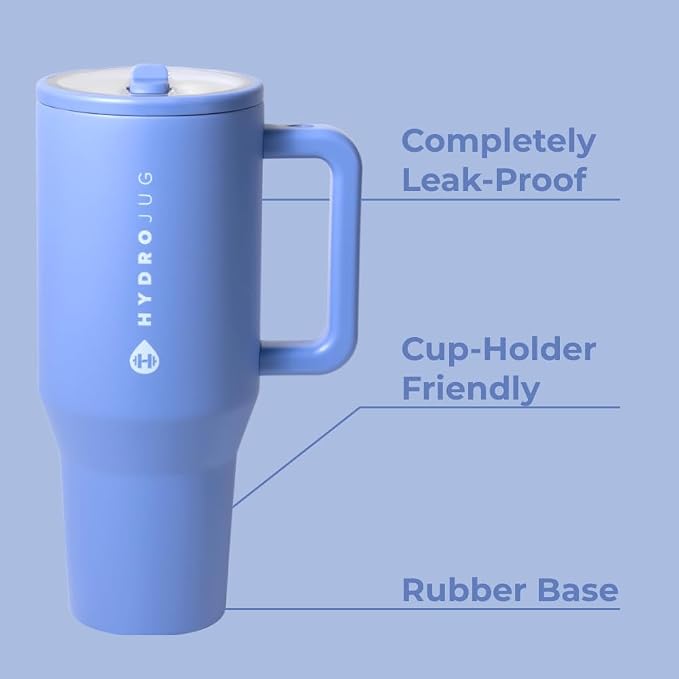 HydroJug Traveler - 40 oz Water Bottle - Fits in Cup Holder - Image 2