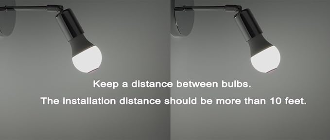Motion Sensor Light Bulbs for Outdoor Indoor, 9W A19 Motion Detector Led Bulb - Image 5