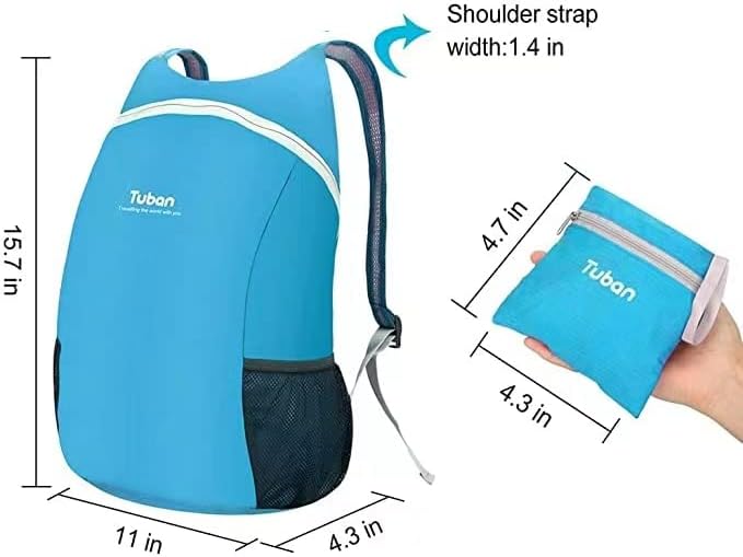Ultra Lightweight Packable Water Resistant Backpack - Image 2
