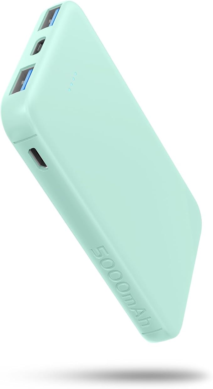 VANYUST S22 Portable Charger, Mini Colorful Power Bank, 5000mAh External by VANYUST