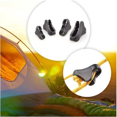 CooBigo 12Pack Ultralight Guyline Tensioners Tent Guyline Cord Rope Adjuster - Image 5