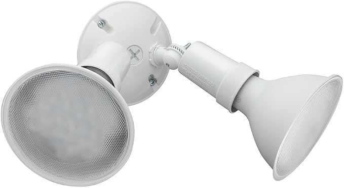 Lithonia Lighting Outdoor Flood Light Fixture, Adjustable Twin Par Flood Light - Image 8