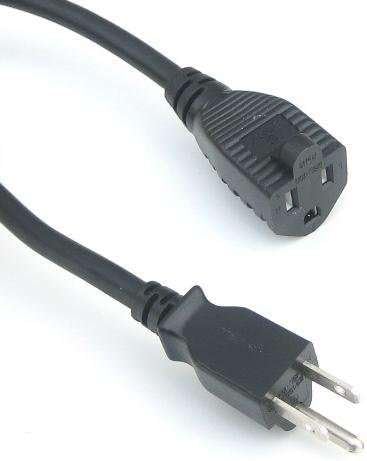 RiteAV - 6 Feet Power Extension Cord by RiteAV