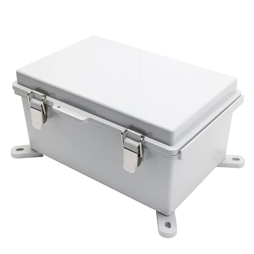 Clear Hinged Cover Stainless Steel Latch, IP67 Waterproof Electrical - Image 8