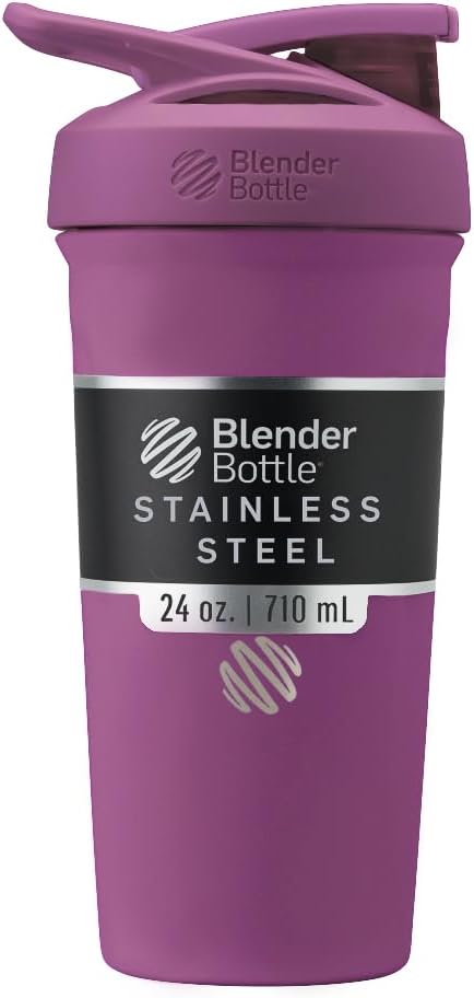 BlenderBottle Strada Shaker Cup Insulated Stainless Steel Water Bottle by BlenderBottle