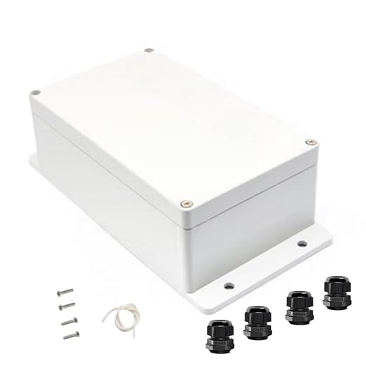 IP65 Weatherproof Junction Box ABS Plastic Electrical Enclosure by Unknown