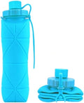 Silicone Folding Travel Cup, 600ml/20oz, Portable Collapsible Drinking Mug by JIALWSJWAN