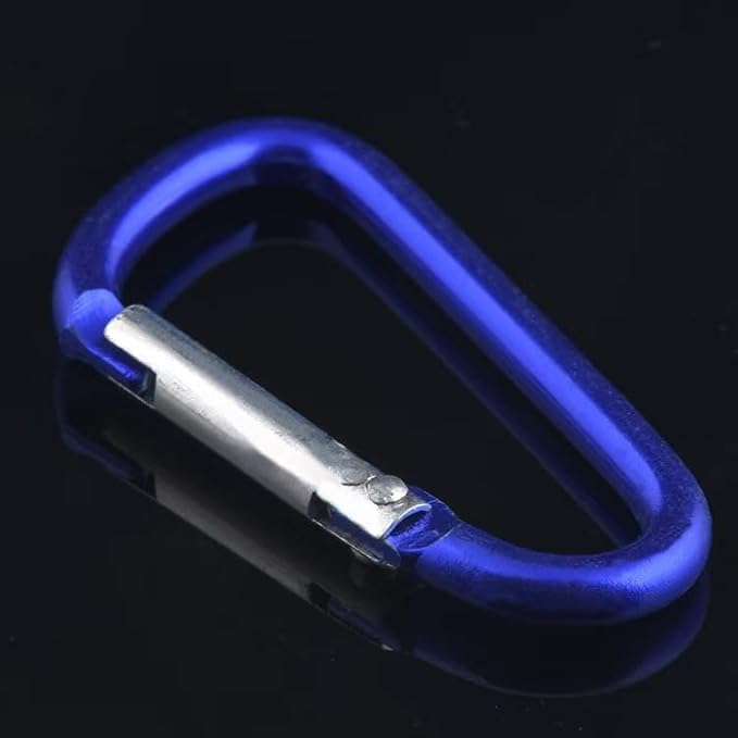 Carabiner Keychain Clip -3" Aluminum Carabiner D Ring, Caribeener Clips - Image 5