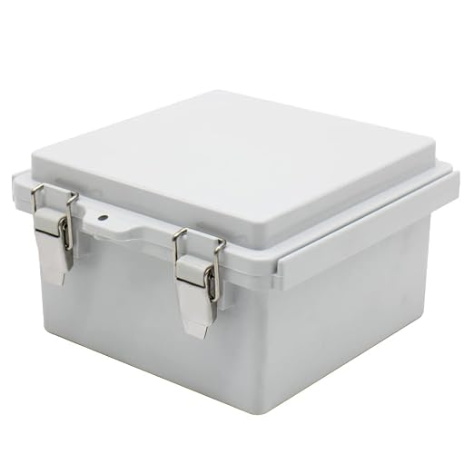 ABS Electric Junction Box, IP67 Weatherproof Electrical Boxes, Hinged Clear - Image 9