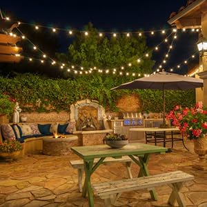 Lightdot 200FT Outdoor String Lights, LED Bistro String Lights - Image 9