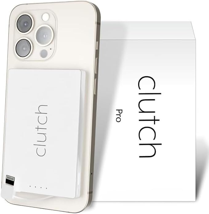 Clutch Pro – World's Thinnest iPhone Charger – Portable Power Bank 5000mAh – by ClutchCharger