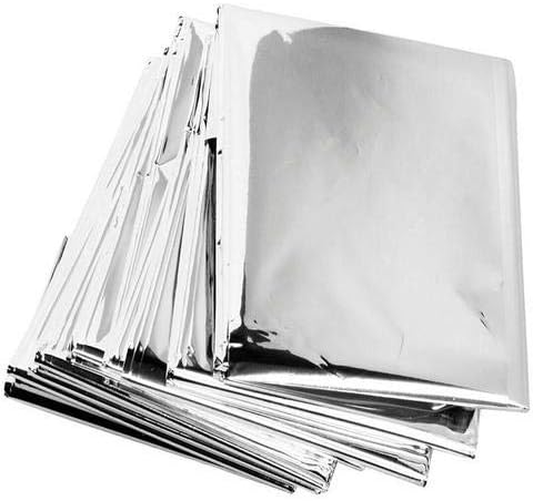 ASA TECHMED Emergency Mylar Thermal Blankets Bulk, Space Blanket Survival kit by ASATECHMED