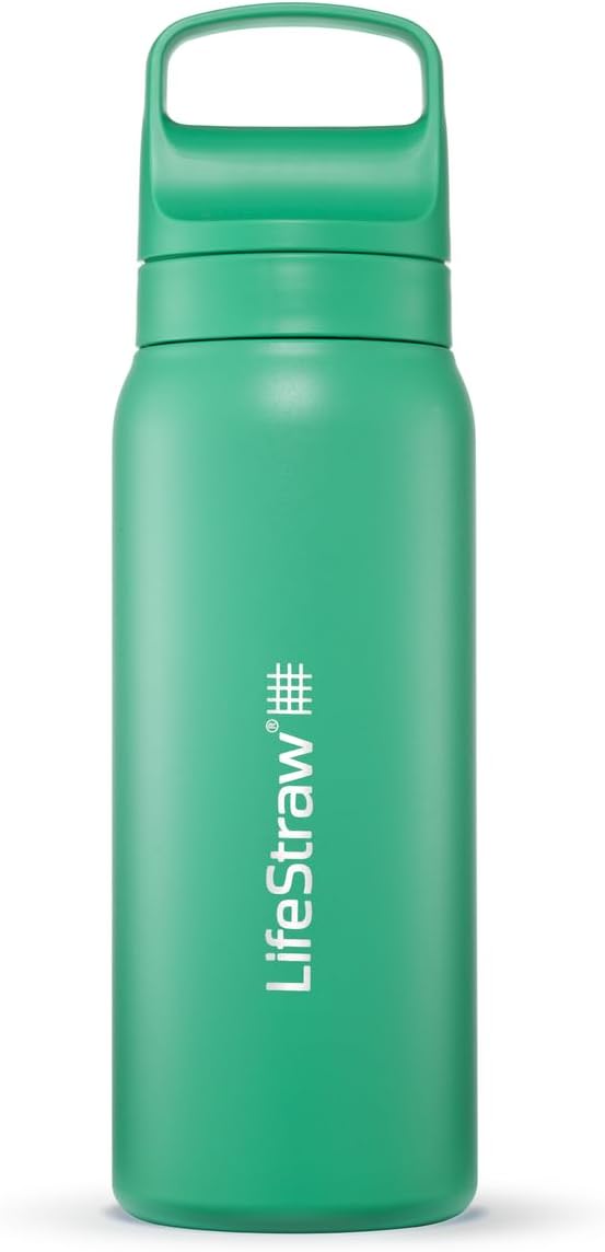 LifeStraw Go Series – Insulated Stainless Steel Water Filter Bottle by LifeStraw