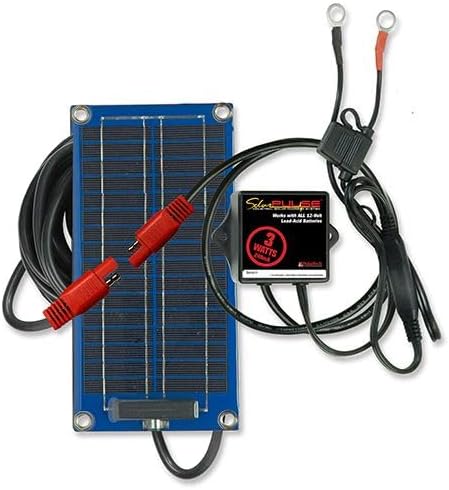 PulseTech SolarPulse Solar Battery Charger Maintainer, 3 Watt by PulseTech
