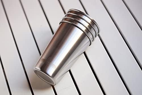 Greens Steel #1 Premium Stainless Steel Cup, 16 oz Pint Cups Premium Metal Cups - Image 9