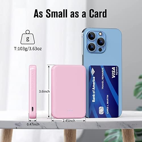 VANYUST S22 Portable Charger, Mini Colorful Power Bank, 5000mAh External - Image 6