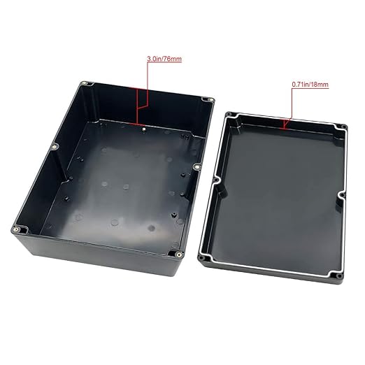 LeMotech Project Box ABS Plastic IP65 Waterproof Dustproof Electrical Junction - Image 3