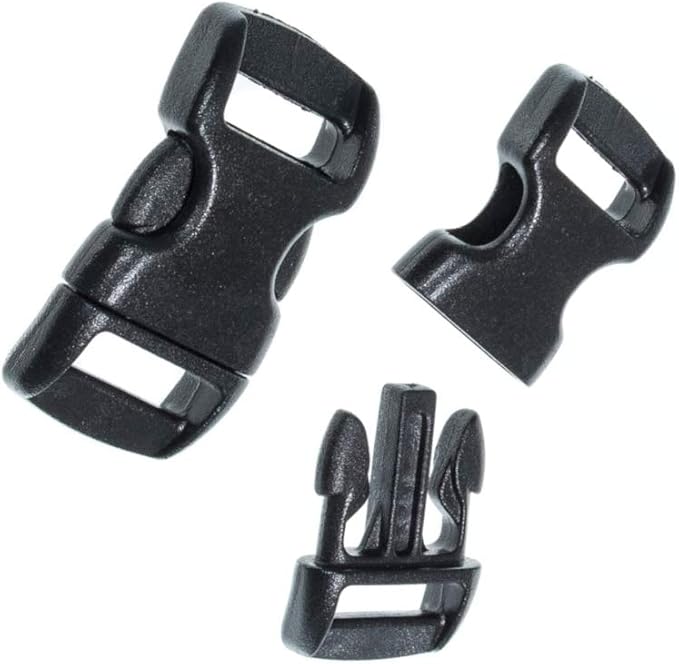 Black Plastic Side Release Buckles - Image 3