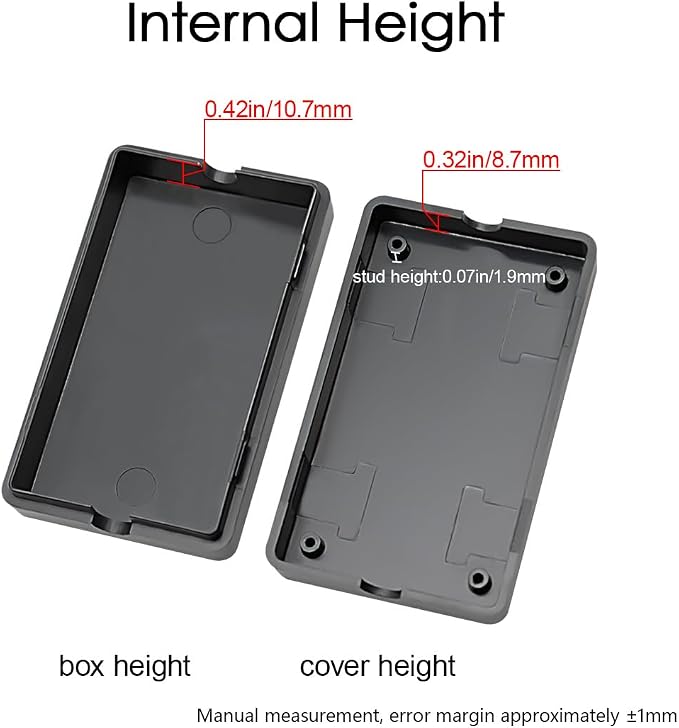 LeMotech 5Pcs ABS Plastic Electrical Project Case Power Junction Box, Project - Image 4