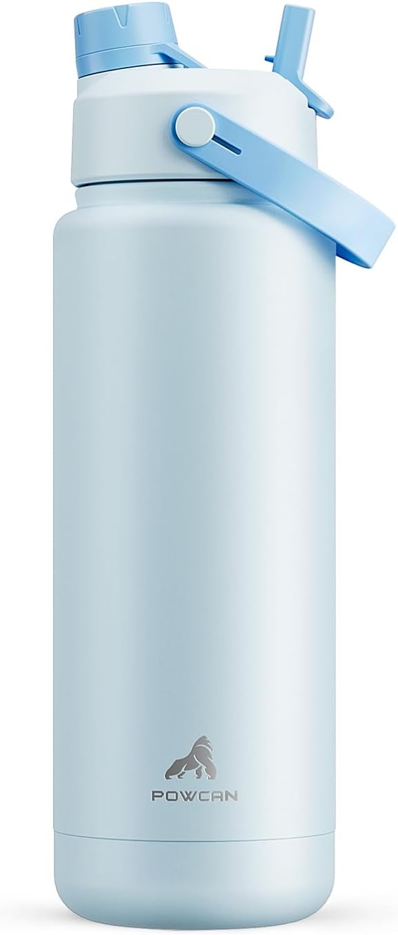 POWCAN 32 oz Insulated Water Bottle by POWCAN