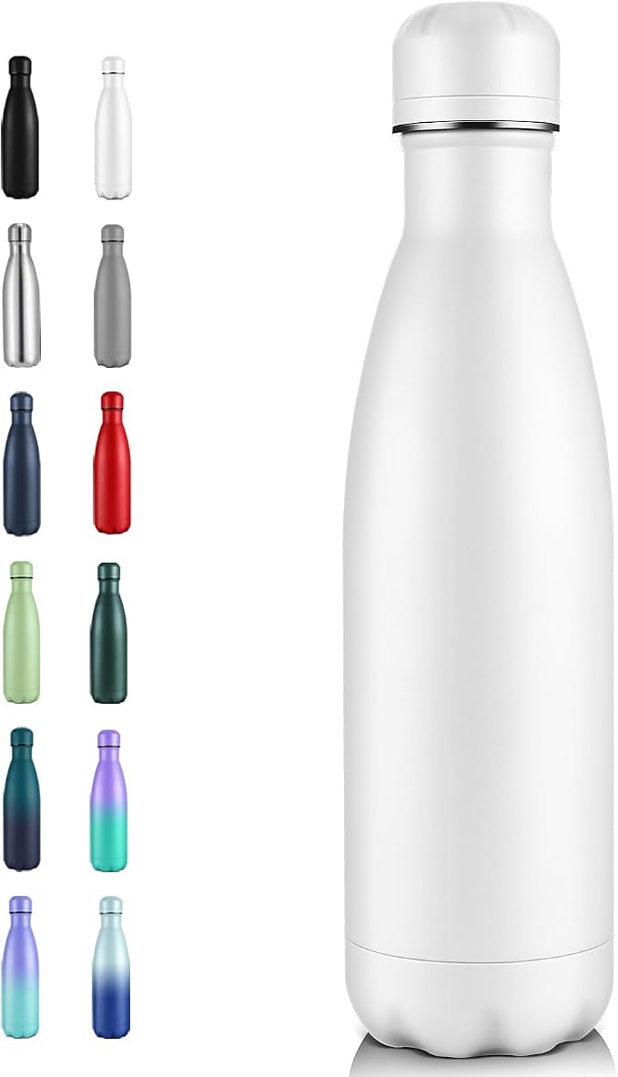 Volhoply 17oz Insulated Stainless Steel Water Bottle, Double Wall Vacuum Flask by LiveFully%EF%BC%8CDrinkFreely%E2%80%94KeepGoingwithVolhoply%EF%BC%81
