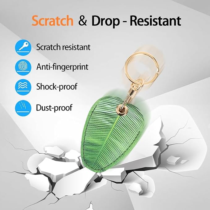 Leather Keychain Case Holder Compatible - Image 3