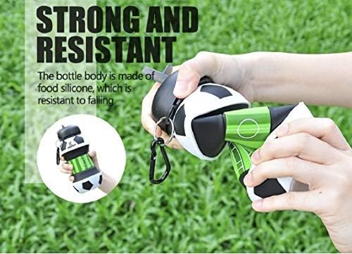 Collapsible Water Bottles with Carabiner Food Grade Sports Water Bottle - Image 7