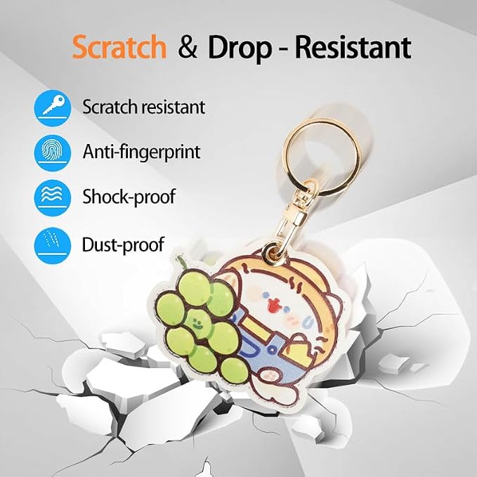 Leather Keychain Case Holder Compatible - Image 3