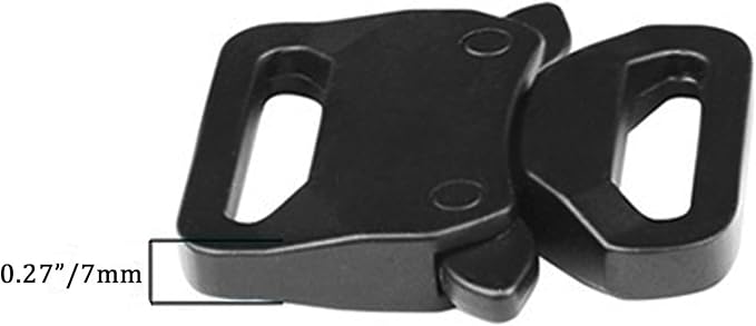 Paracord Bracelet Clips, Quick Release Belt Buckle Metal Shackle Lock - Image 4